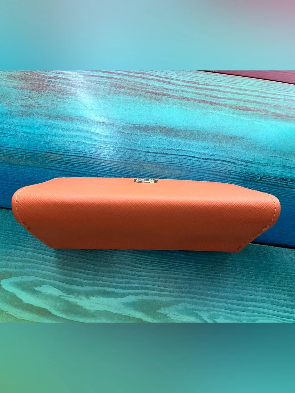 NEW without tag🏝️Tory Burch burnt orange sunglasses case - Picture 4 of 7